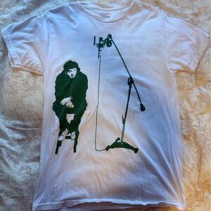 Harlow White T-Shirt with Black Text